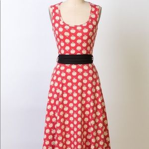 ModCloth Effie’s Heart Apple print knit midi dress